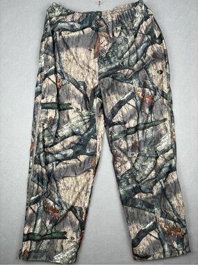 VTG Russell Men's Camo Hunting Pants- Grey Green 2XL Gorpcore